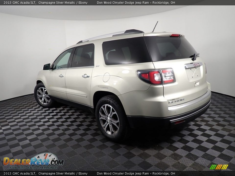 2013 GMC Acadia SLT Champagne Silver Metallic / Ebony Photo #14