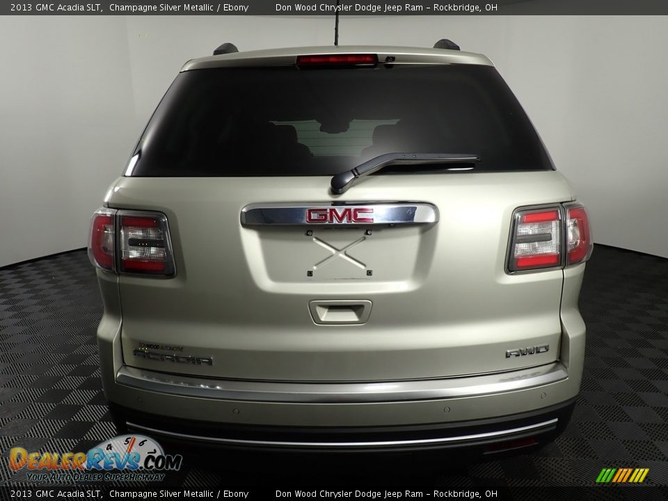 2013 GMC Acadia SLT Champagne Silver Metallic / Ebony Photo #15