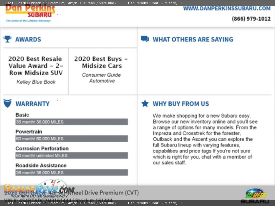 2021 Subaru Outback 2.5i Premium Abyss Blue Pearl / Slate Black Photo #16