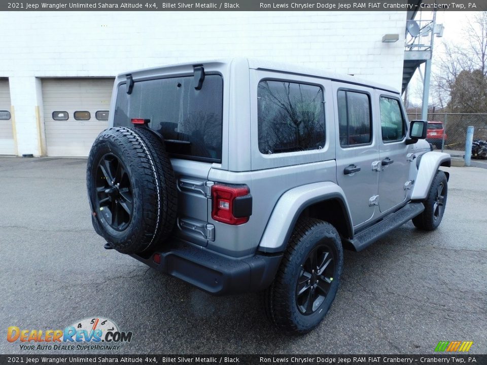 2021 Jeep Wrangler Unlimited Sahara Altitude 4x4 Billet Silver Metallic / Black Photo #5