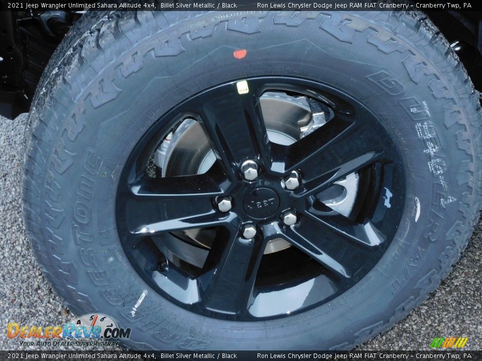 2021 Jeep Wrangler Unlimited Sahara Altitude 4x4 Billet Silver Metallic / Black Photo #10