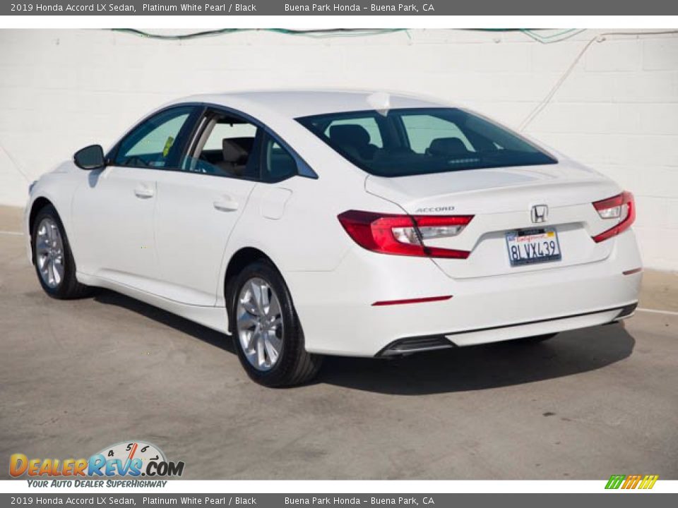 2019 Honda Accord LX Sedan Platinum White Pearl / Black Photo #2