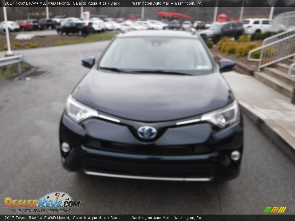 2017 Toyota RAV4 XLE AWD Hybrid Galactic Aqua Mica / Black Photo #10