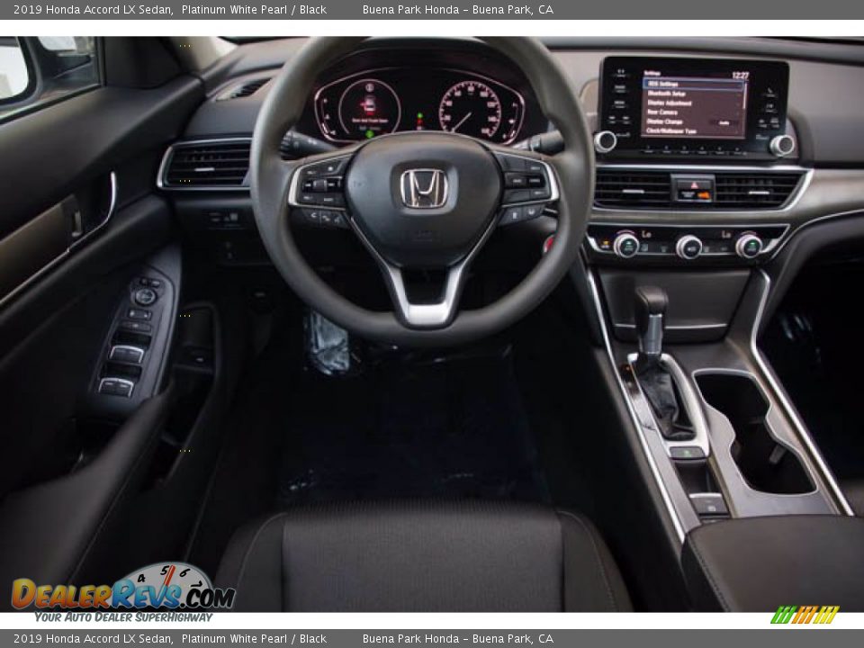 2019 Honda Accord LX Sedan Platinum White Pearl / Black Photo #5