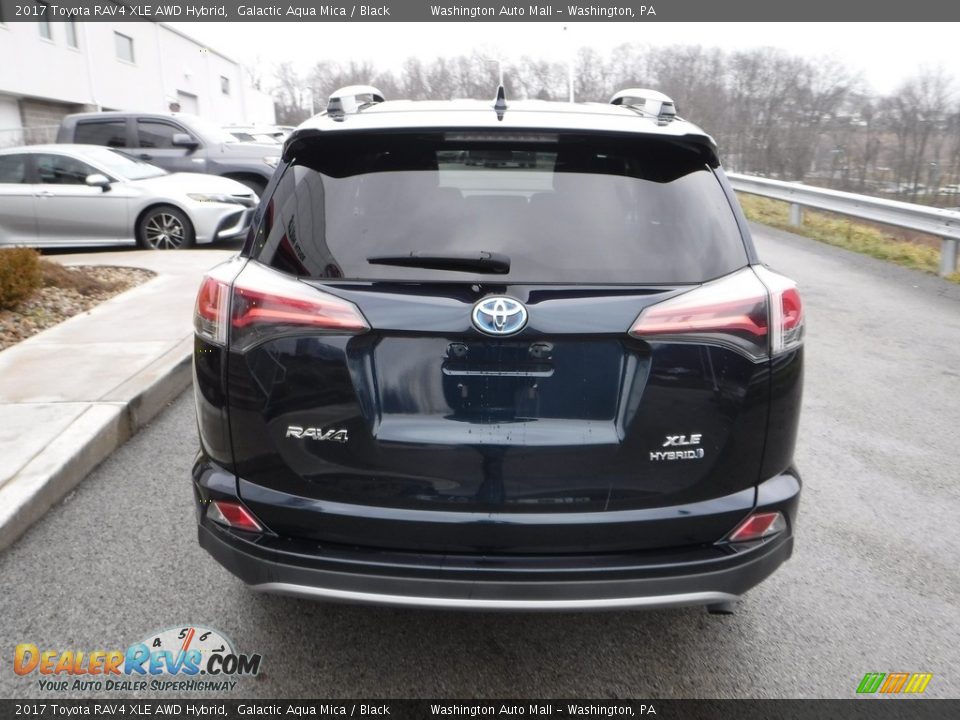 2017 Toyota RAV4 XLE AWD Hybrid Galactic Aqua Mica / Black Photo #14