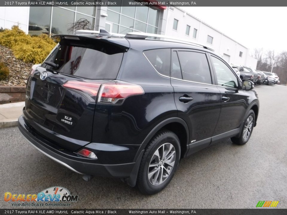 2017 Toyota RAV4 XLE AWD Hybrid Galactic Aqua Mica / Black Photo #15