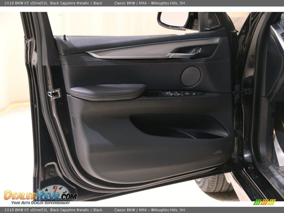 2018 BMW X5 xDrive50i Black Sapphire Metallic / Black Photo #4