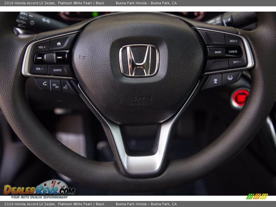 2019 Honda Accord LX Sedan Platinum White Pearl / Black Photo #15