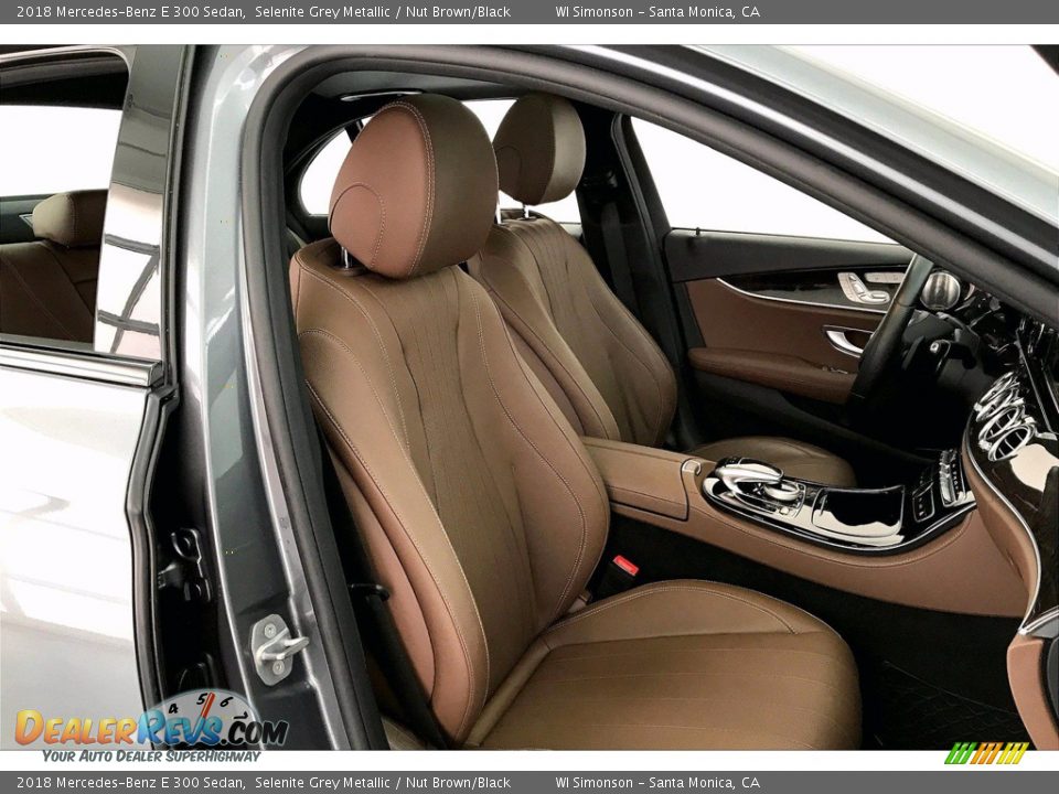 2018 Mercedes-Benz E 300 Sedan Selenite Grey Metallic / Nut Brown/Black Photo #5