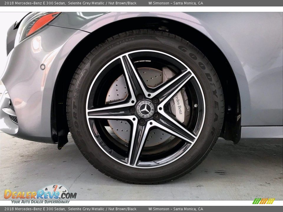 2018 Mercedes-Benz E 300 Sedan Selenite Grey Metallic / Nut Brown/Black Photo #7