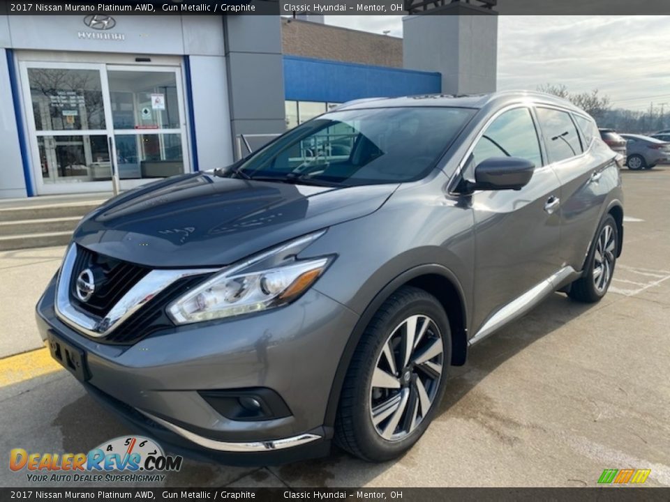 2017 Nissan Murano Platinum AWD Gun Metallic / Graphite Photo #1