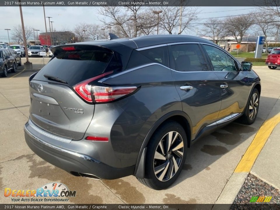 2017 Nissan Murano Platinum AWD Gun Metallic / Graphite Photo #2