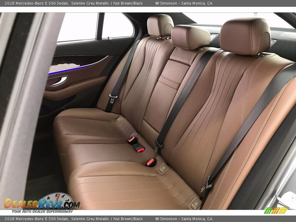 2018 Mercedes-Benz E 300 Sedan Selenite Grey Metallic / Nut Brown/Black Photo #19