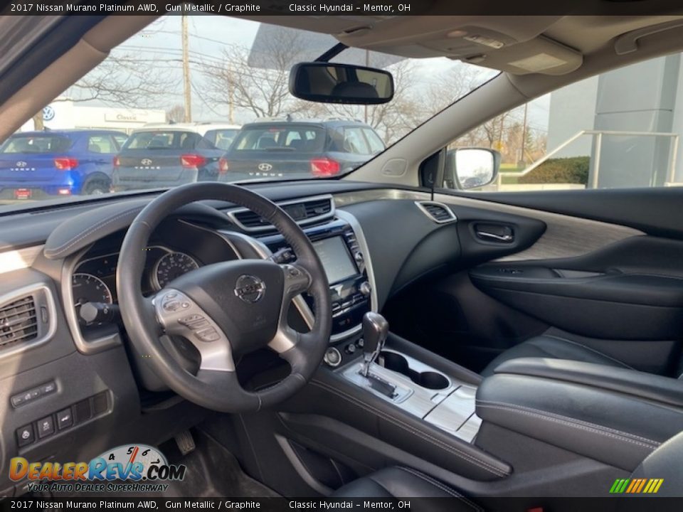 2017 Nissan Murano Platinum AWD Gun Metallic / Graphite Photo #3