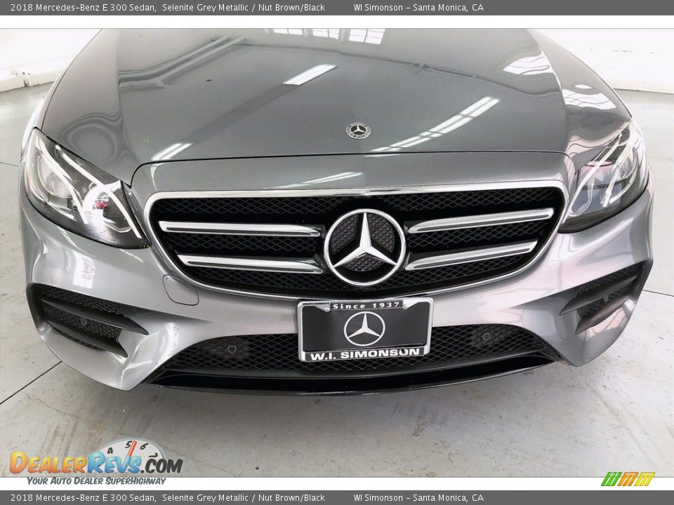 2018 Mercedes-Benz E 300 Sedan Selenite Grey Metallic / Nut Brown/Black Photo #29