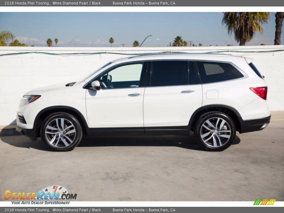 White Diamond Pearl 2018 Honda Pilot Touring Photo #8