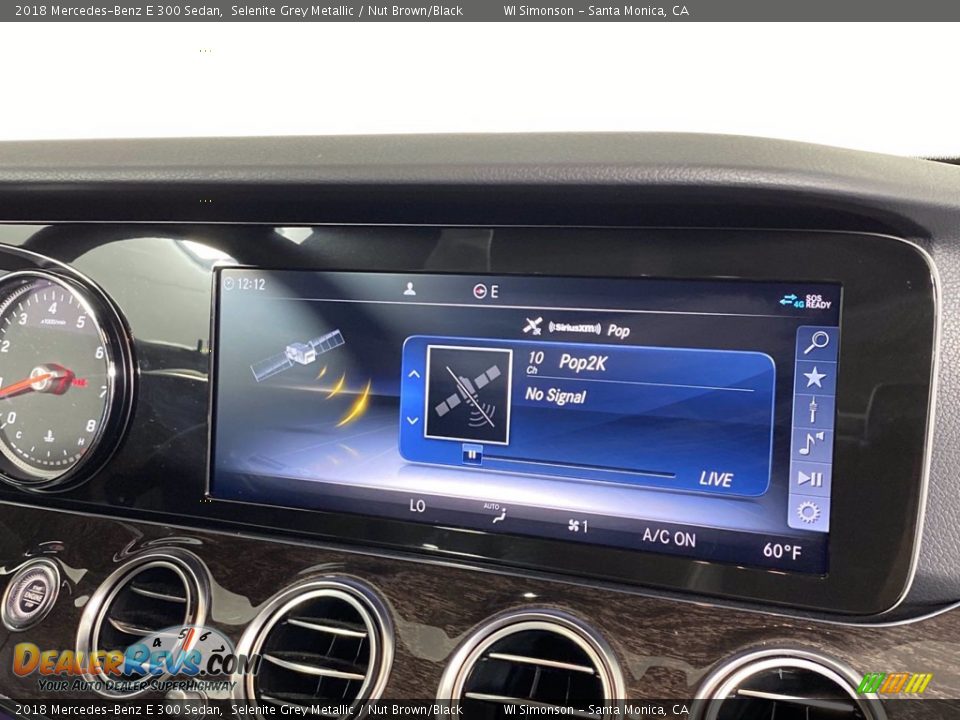 2018 Mercedes-Benz E 300 Sedan Selenite Grey Metallic / Nut Brown/Black Photo #35