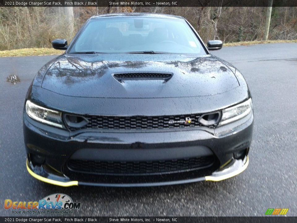 2021 Dodge Charger Scat Pack Pitch Black / Black Photo #3