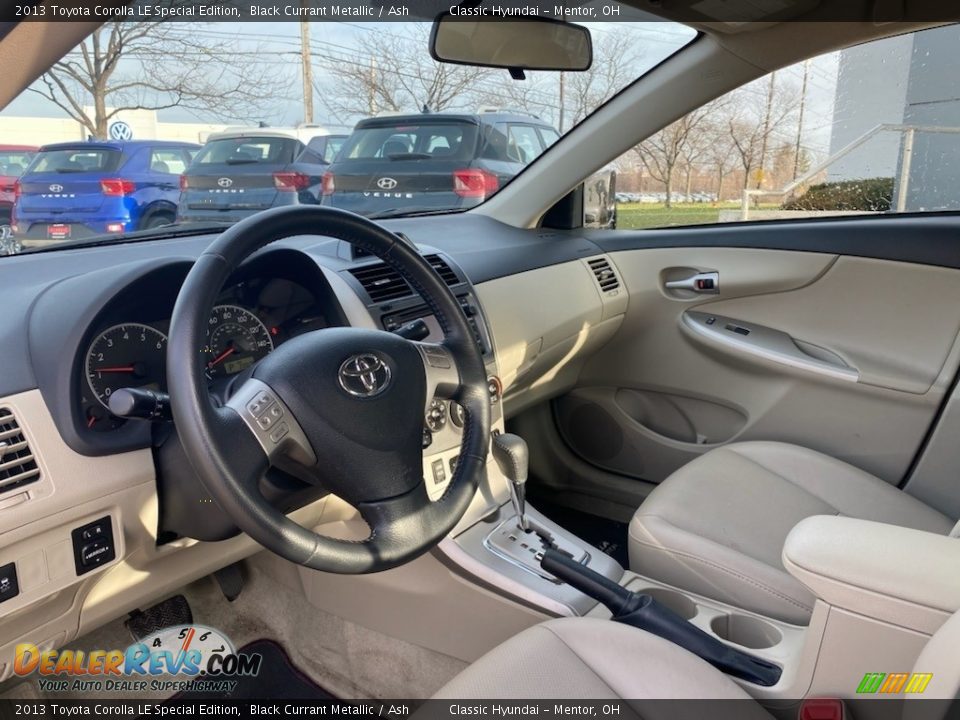 2013 Toyota Corolla LE Special Edition Black Currant Metallic / Ash Photo #3
