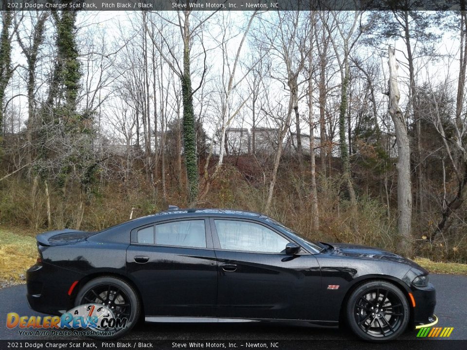 Pitch Black 2021 Dodge Charger Scat Pack Photo #5