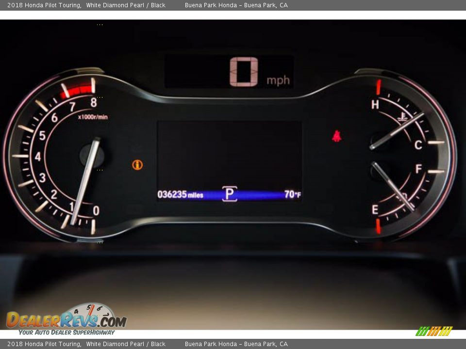 2018 Honda Pilot Touring Gauges Photo #30