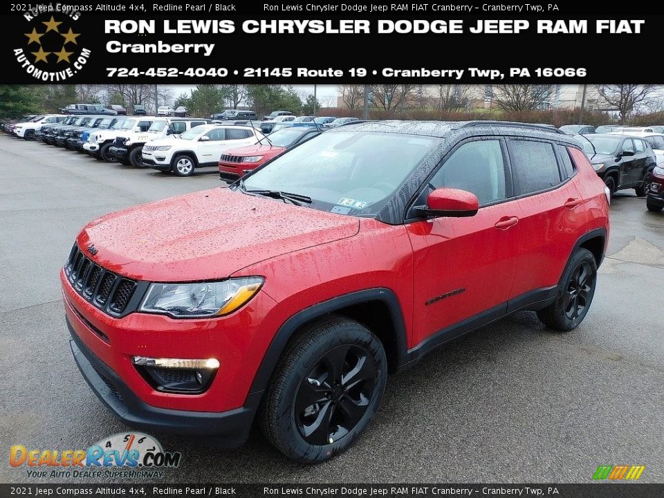 2021 Jeep Compass Altitude 4x4 Redline Pearl / Black Photo #1