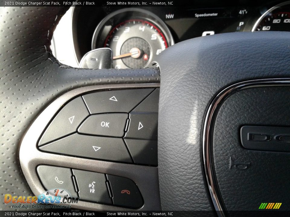 2021 Dodge Charger Scat Pack Steering Wheel Photo #19