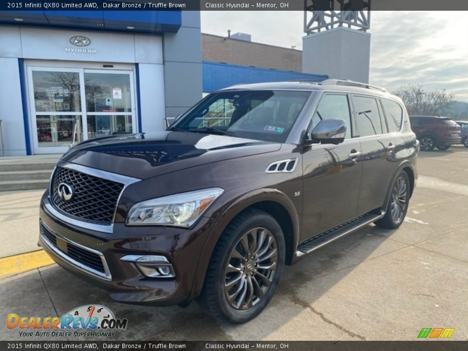 Dakar Bronze 2015 Infiniti QX80 Limited AWD Photo #1