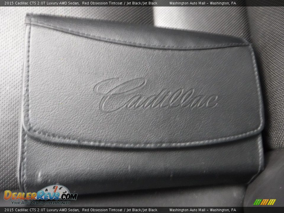 2015 Cadillac CTS 2.0T Luxury AWD Sedan Red Obsession Tintcoat / Jet Black/Jet Black Photo #26