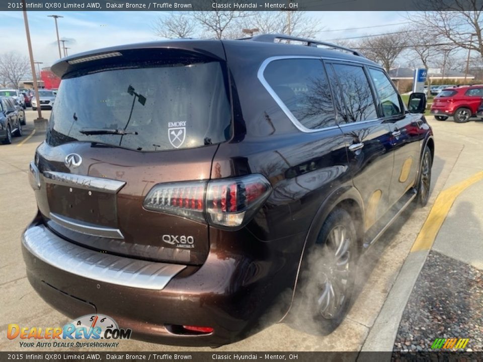 Dakar Bronze 2015 Infiniti QX80 Limited AWD Photo #2