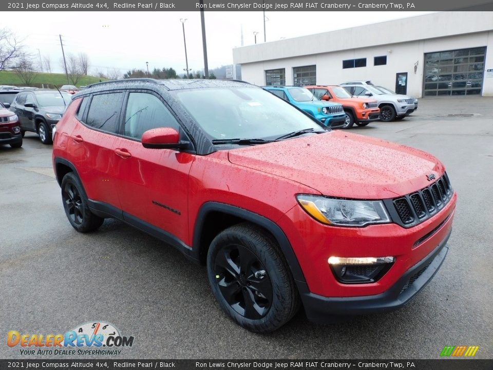 2021 Jeep Compass Altitude 4x4 Redline Pearl / Black Photo #3