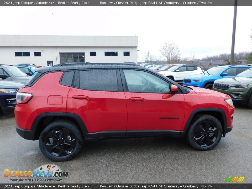 2021 Jeep Compass Altitude 4x4 Redline Pearl / Black Photo #4