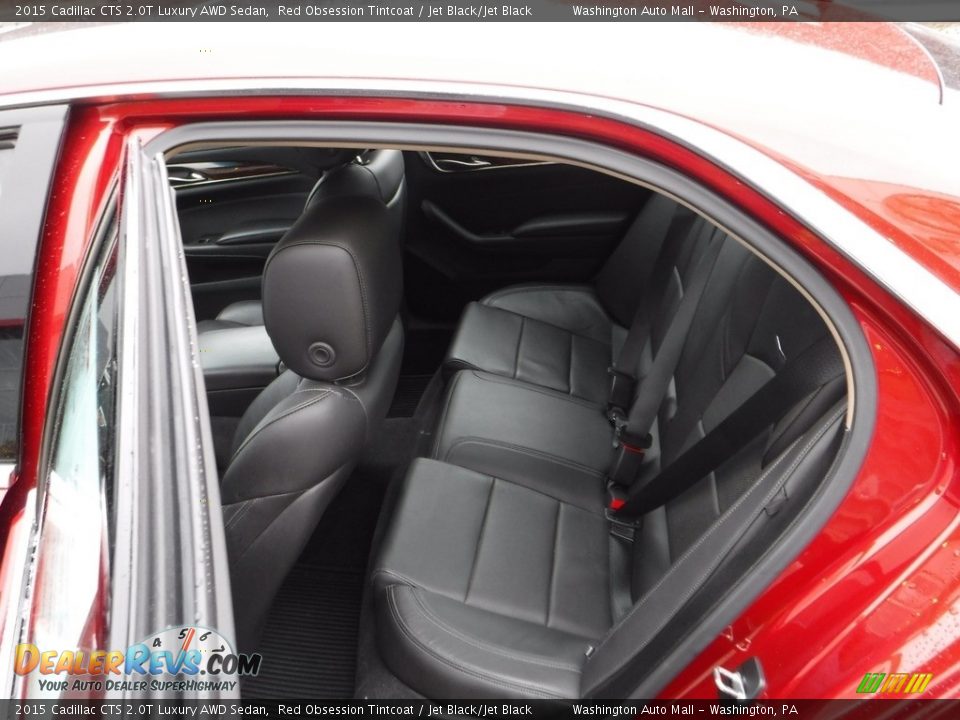 2015 Cadillac CTS 2.0T Luxury AWD Sedan Red Obsession Tintcoat / Jet Black/Jet Black Photo #30