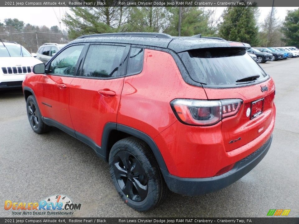 2021 Jeep Compass Altitude 4x4 Redline Pearl / Black Photo #8