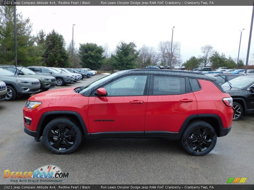 2021 Jeep Compass Altitude 4x4 Redline Pearl / Black Photo #9