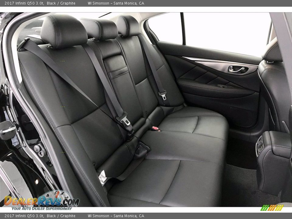 Rear Seat of 2017 Infiniti Q50 3.0t Photo #19