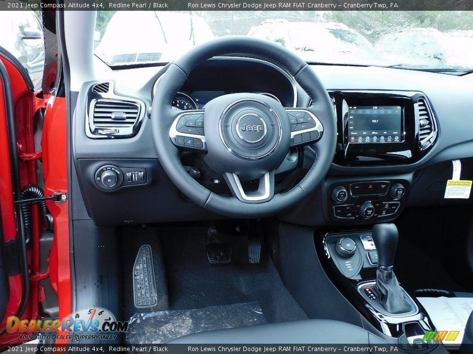 2021 Jeep Compass Altitude 4x4 Redline Pearl / Black Photo #13