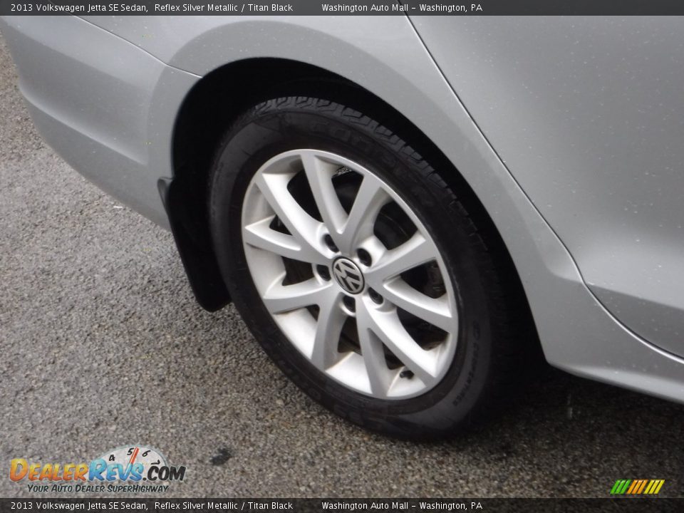 2013 Volkswagen Jetta SE Sedan Reflex Silver Metallic / Titan Black Photo #8