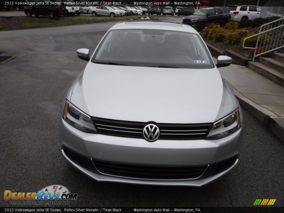 2013 Volkswagen Jetta SE Sedan Reflex Silver Metallic / Titan Black Photo #9