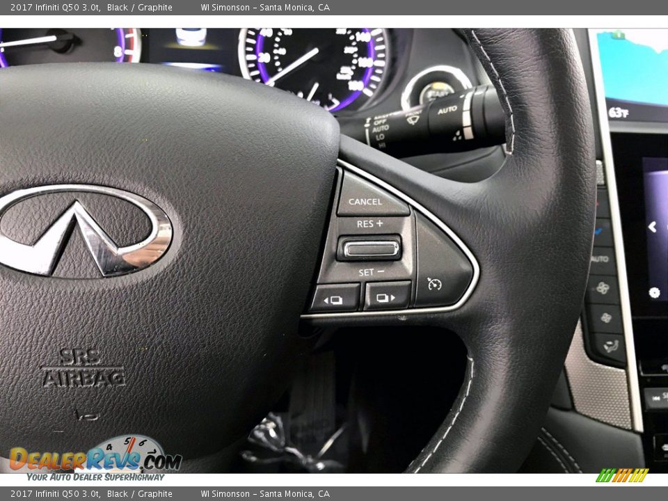 2017 Infiniti Q50 3.0t Steering Wheel Photo #22