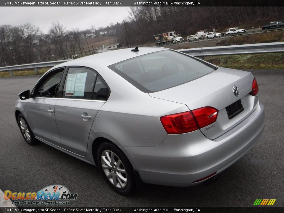 2013 Volkswagen Jetta SE Sedan Reflex Silver Metallic / Titan Black Photo #12