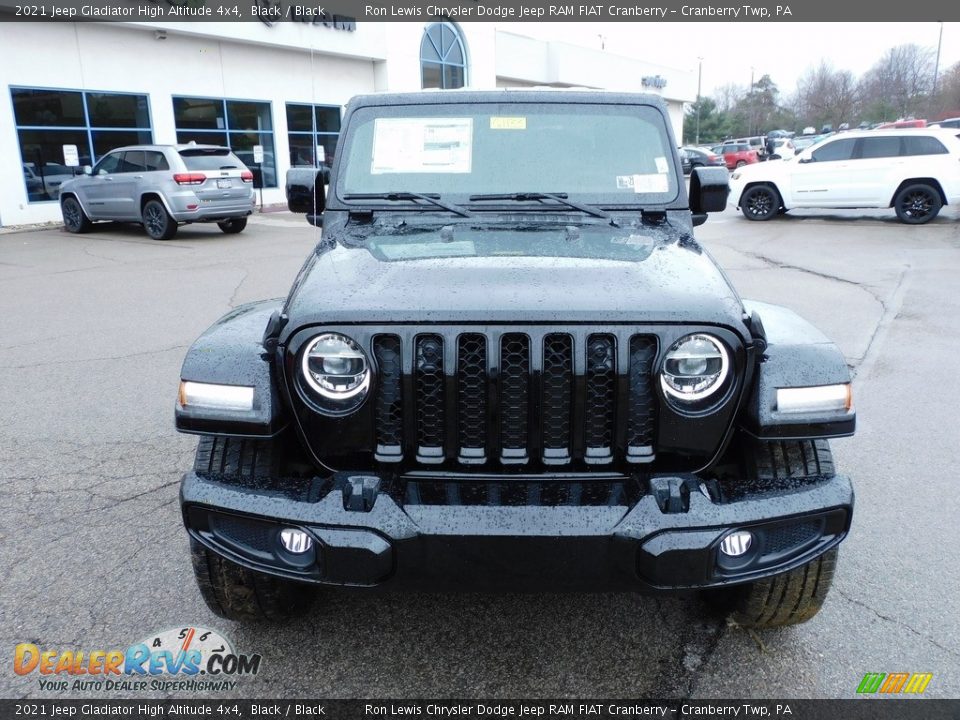 2021 Jeep Gladiator High Altitude 4x4 Black / Black Photo #2