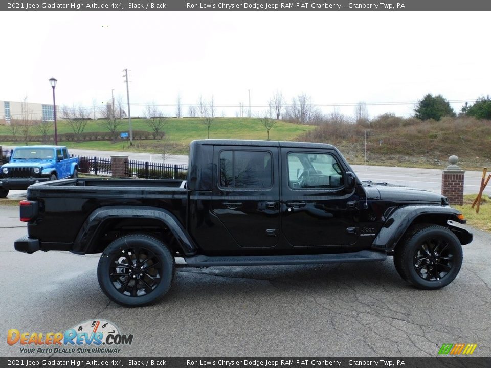 2021 Jeep Gladiator High Altitude 4x4 Black / Black Photo #4