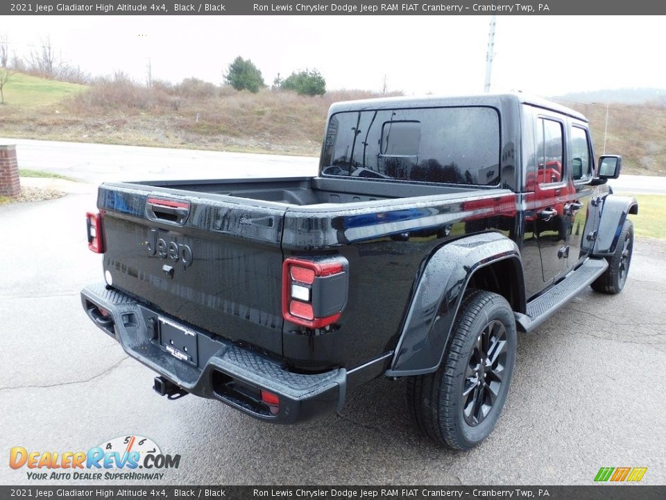 2021 Jeep Gladiator High Altitude 4x4 Black / Black Photo #5