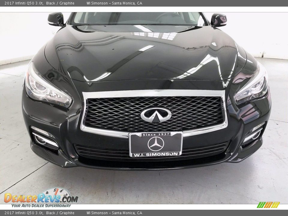 2017 Infiniti Q50 3.0t Black / Graphite Photo #30