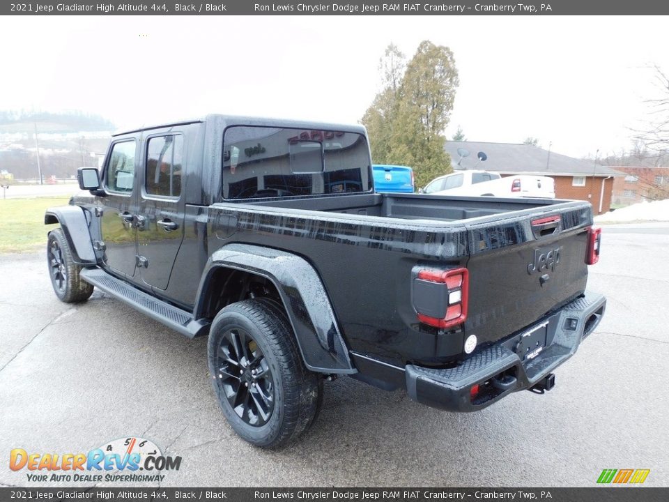 2021 Jeep Gladiator High Altitude 4x4 Black / Black Photo #8