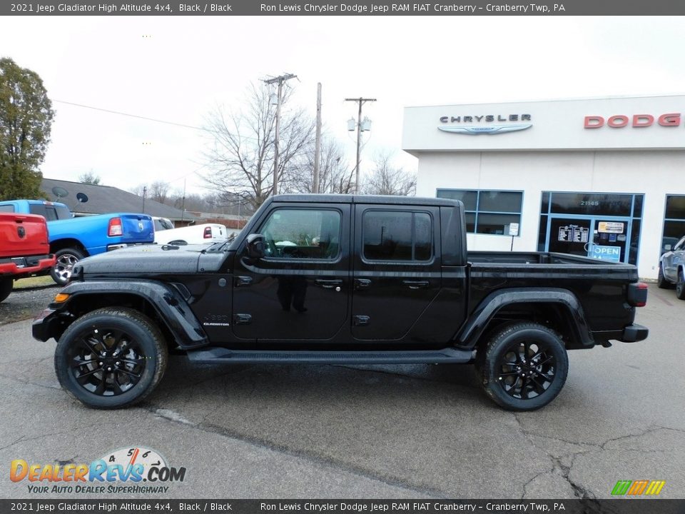 2021 Jeep Gladiator High Altitude 4x4 Black / Black Photo #9