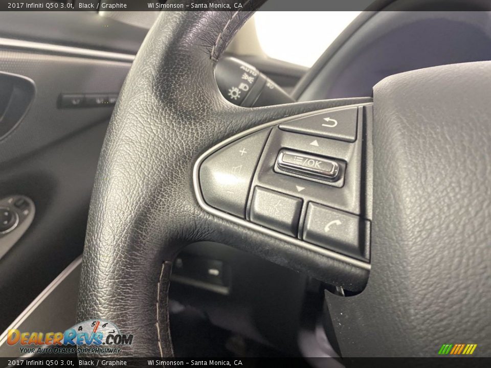 2017 Infiniti Q50 3.0t Steering Wheel Photo #36