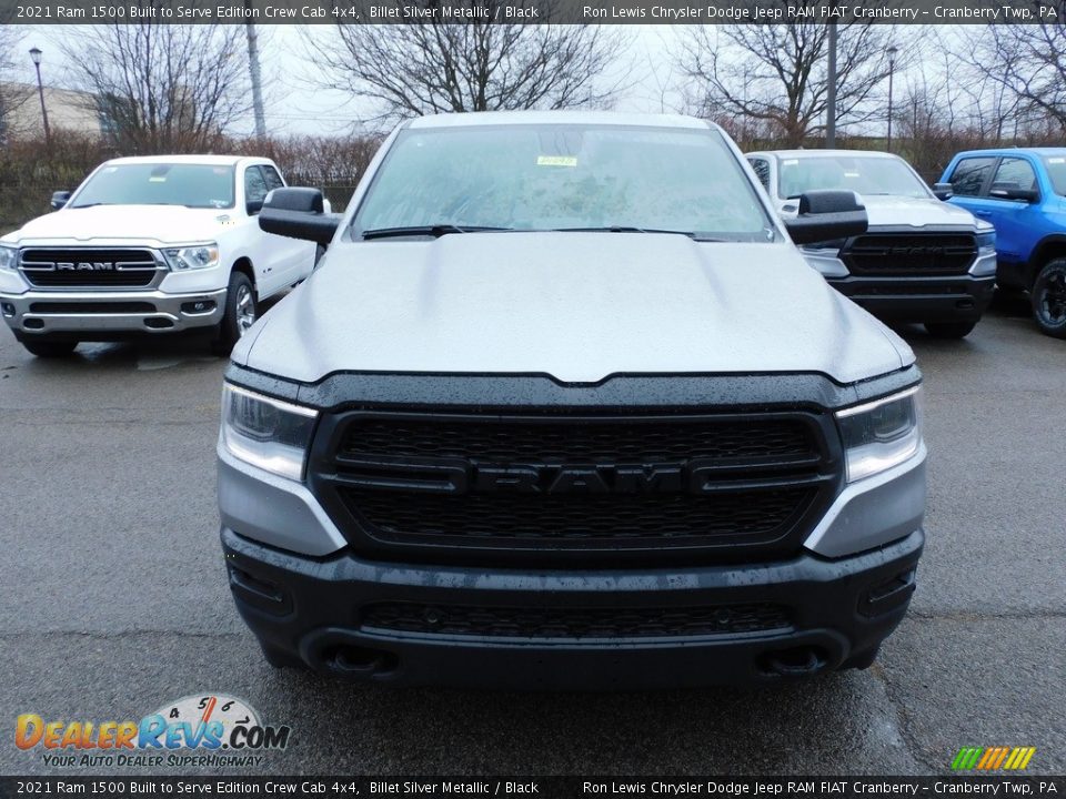 2021 Ram 1500 Built to Serve Edition Crew Cab 4x4 Billet Silver Metallic / Black Photo #2