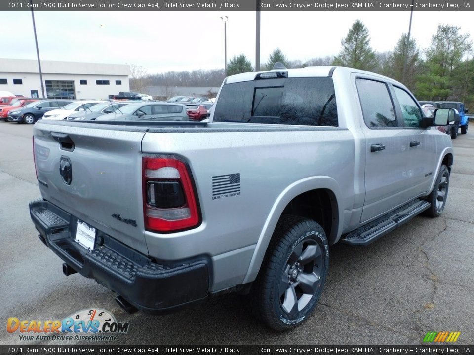 2021 Ram 1500 Built to Serve Edition Crew Cab 4x4 Billet Silver Metallic / Black Photo #5